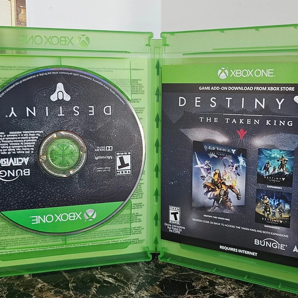 Destiny The Taken King Legendary Edition Xbox One Bungie Activision Game Disc